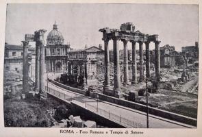 Ricordo di Roma. Parte I. 32 Vedute. Képes leporelló Róma városáról, látképekkel, négynyelvű leíráso...