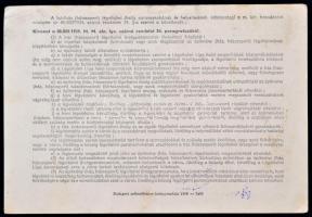 1941 Bp. III. ker. elöljárójának igazolása légoltalmi parancsnokhelyettesi kinevezésről