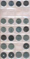1929-1968. 67db-os magyar fillér gyűjtemény jobb darabokkal, közte 1929. 1f Br, 1932. 2f Br, 1927-19...