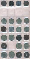 1929-1968. 67db-os magyar fillér gyűjtemény jobb darabokkal, közte 1929. 1f Br, 1932. 2f Br, 1927-19...