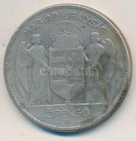 1930. 5P Ag "Horthy jobbra" T:3
Adamo P8