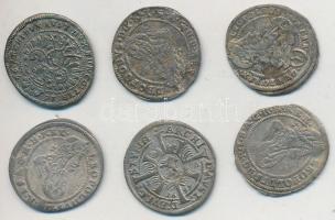 Vegyes: Ausztria 1696-16?9. 1kr Ag (3xklf) + Német Államok / Szilézia 1698-1699. 1kr Ag (3x) CB, MMW, FN verdejelekkel T:2-3 Mixed: Austria 1696-16?9. 1 Kreuzer Ag (3xdiff) + German States / Silesia 1698-1699. 1 Kreuzer Ag (3x) with CB, MMW, FN mint marks C:XF-F Krause KM#1229, KM#1240, KM#606 KM#612