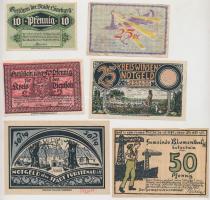 Németország / Weimari Köztársaság 1920-1921. 6db klf szükségpénz, közte Bréma, Fürstenau, Lüneburg T...