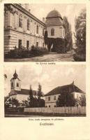 Erdőtelek, Dr. Kovács kastély, római katolikus templom és plébánia, kiadja Karinger (EK)