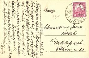 Erdőtelek, Dr. Kovács kastély, római katolikus templom és plébánia, kiadja Karinger (EK)