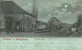 Szentgyörgyvár, Gyurgyevác, Gjurgjevca, Durdevac; Fő utca / Glavna ulica / main street