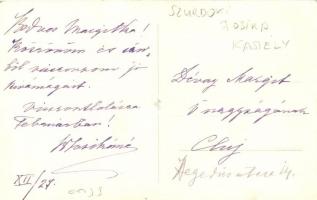 1932 Szurduk, Surduc; Jósika kastély / castle, photo