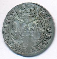 Lengyel Királyság 1665. 6Gr Ag "II. János Kázmér" (3,52g) T:3 ph. Poland 1665. 6 Groschen ...