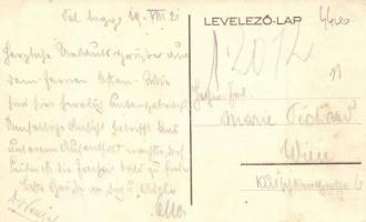 Tápióbicske, Fő utca, Rein Mihály kereskedése, templom