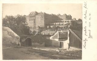 1922 Budapest I. Királyi palota a Tabán felől, photo