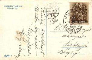 1938 Kárpáti zsidó / Jude in den Karpathen / Carpathian Ukraine, Jewish man, Judaica, 'Ungvár V...