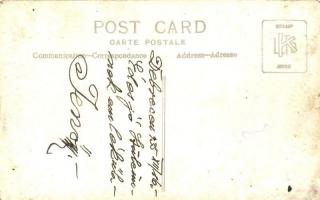 1935 Debrecen, Hungária gyógyszertár, photo (kis szakadás / small tear)