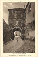 Nagyszeben, Sibiu, Hermannstadt; Pempfilngergasse, Rathaus,  Emil Fischer / street, town hall