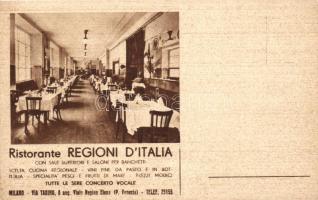 Milano, Ristorante Regioni d'Italia / restaurant interior