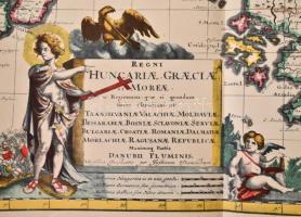 Regni Hungariae, Graeciae, et Moreae. Magyar Királyság, Görögország, és Morea (Peloponnészoszi-félsz...