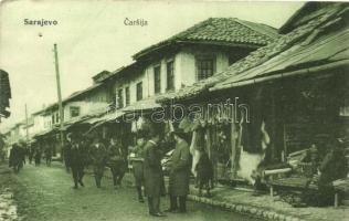 Sarajevo, Carsija / street view with bazaar shops (EK)