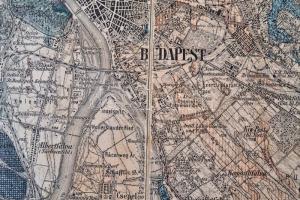 Budapest és Tétény Vidéke. 1898. Földtanilag felvették 1868-ban: Hantken Miksa,Dr. Hofmann Károly. K...