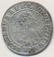 1669K-B 6Kr Ag "I. Lipót" Körmöcbánya (2,65g) T:2-  Hungary 1669K-B VI Kreuzer Ag "Leopold I" Kremnitz (2,65g) C:VF  Huszár 1450., Unger II.: 1072.