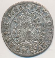 1669K-B 6Kr Ag "I. Lipót" Körmöcbánya (2,65g) T:2- 
Hungary 1669K-B VI Kreuzer Ag "L...