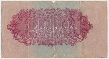 1944. 1000P "A Vörös Hadsereg Parancsnoksága" T:III-,IV