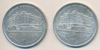 1993. 200Ft Ag "MNB" (2x) T:2,2-