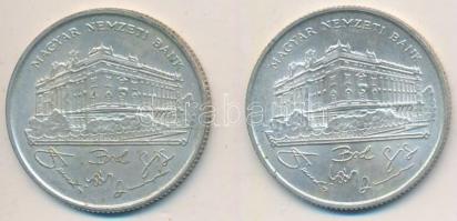 1993. 200Ft Ag "MNB" (2x) T:2,2-