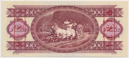 1984. 100Ft "B 000 - 000570" sorozat és sorszámmal illetve piros "MINTA" felülny...