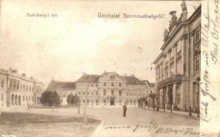 Szombathely, Széchenyi tér, kiadja Steiner testvérek (EK)