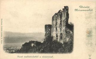 Huszt, Chust; várrom / castel ruins