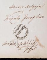 1837 Boldogkőváralja, Kocsmai verekedés és káromkodás ügyében írt levél