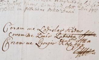 1703 Levél költségek megfizetéséről