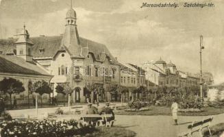 Marosvásárhely, Targu Mures; Széchenyi tér, Agrár Takarékpénztár / square, savings bank (EK)