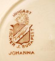 Fischer Ignác alj, Johanna sorozat, 1 db., részben kézzel festett, jelzett, a szélein minimális kopá...