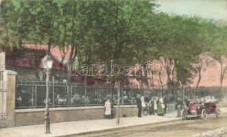 Budapest XIV. Schrettner Márton vendéglője, automobil, Zugló, Gyarmat utca 42. (EK)