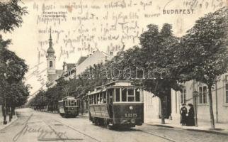 Budapest I. Krisztina körút, villamosok (EB)