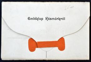 Késmárk, Kezmarok; Thököly vár, Weingyár, Krayház, templomok / castle, factory, churches, leporello ...