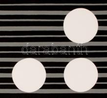 Dévényi János (1956-): Áramlások. Akril, vászon, jelzett, 60×80 cm