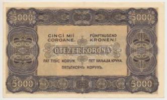 1923. 5000K "Magyar Pénzjegynyomda Rt. Budapest" T:II,II-