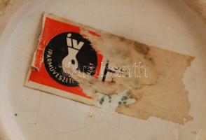 Gorka Géza Iparművészeti Vállalatos halas kancsó, mázas kerámia, jelzett, kopásnyomokkal, m: 20 cm