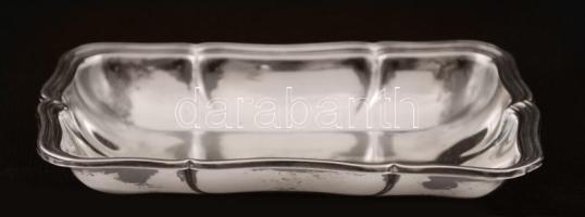 Ezüst(Ag) négyszögletes "Reitklub 1902-1927" feliratú tálka, jelzett, nettó: 26,6 g