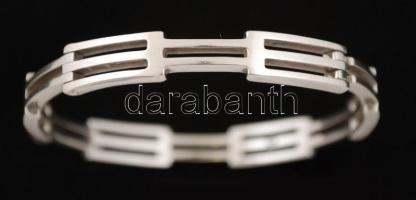 Ezüst(Ag) karperec, karmos záródással,  jelzett, nettó: 24,1 g