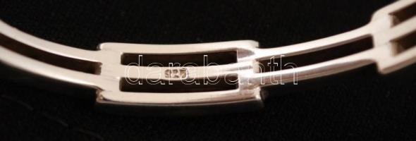 Ezüst(Ag) karperec, karmos záródással,  jelzett, nettó: 24,1 g