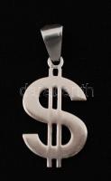 Ezüst(Ag) $ alakú függő, jelzett, nettó: 2,9 g