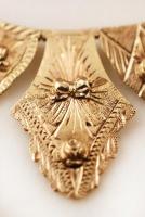 Arany collie igényes ötvösmunkával, Au., nettó:5,2gr.,  jelzett, 40cm, díszdobozban /Gold collie dem...