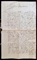 1817 Újbányai lakos(?) kérvénye Újbánya magisztrátusának, latin nyelven