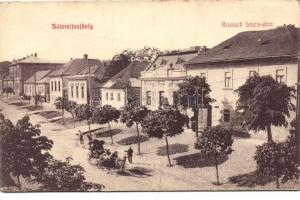 Sátoraljaújhely, Kossuth Lajos utca, kiadja Lövy Adolf (ázott sarok / wet corner)