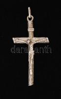 Ezüst(Ag) kereszt függő, jelzett, 5x2,8 cm, nettó: 4,5 g