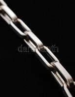 Ezüst(Ag) nagyméretű anker nyaklánc, jelzett, h: 58 cm, nettó: 53,4 g