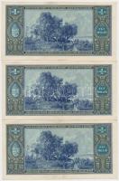 1945. 1.000.000P (3x) sorszámkövetők T:III
Adamo P25