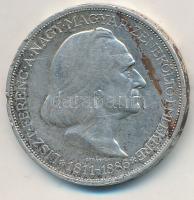 1936. 2P Ag "Liszt Ferenc" T:2- patina